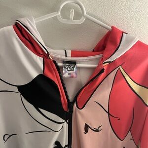 Rage On Colorful Graphic Zip-Up Hoodie